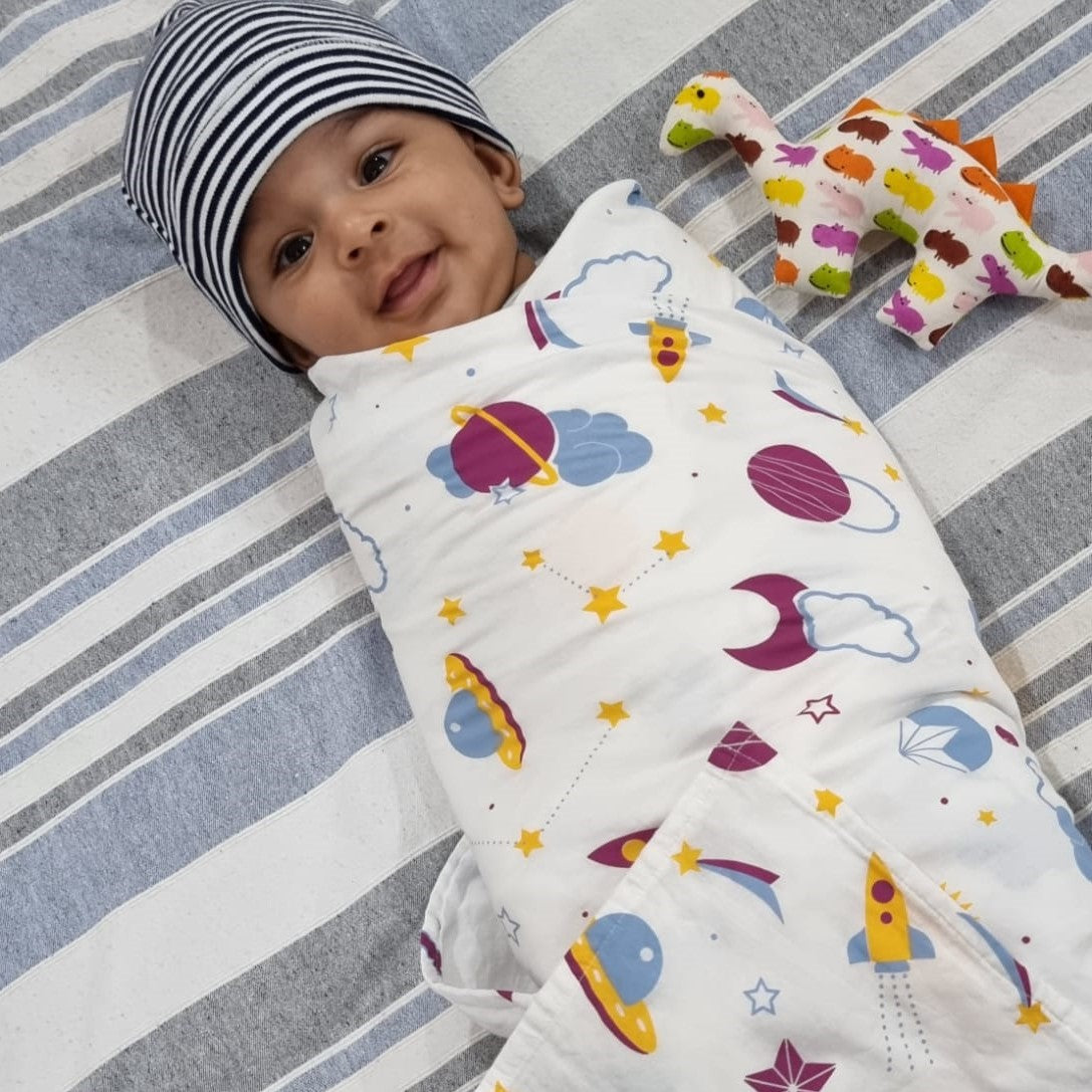 Mulmul Swaddle Blanket