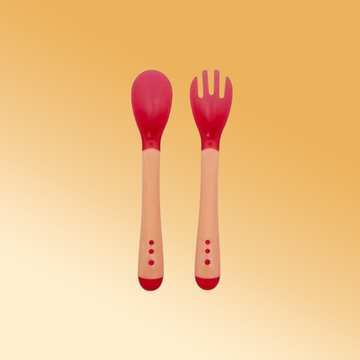 Heat Sensitive Colour Changing Spoon & Fork