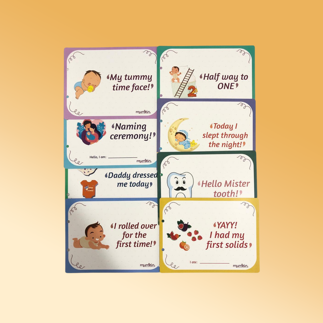 Baby Milestone Cards